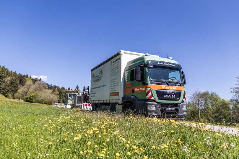 Mobile Recycling-Lösung: der Mudcleaner Truck ist als Gesamtzugkonzept aus Lkw und Bohranlage konzipiert. | Foto: Max Wild