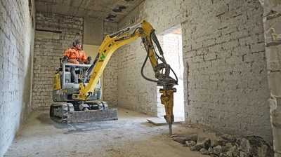 Wacker Neuson EZ17e im Praxiseinsatz