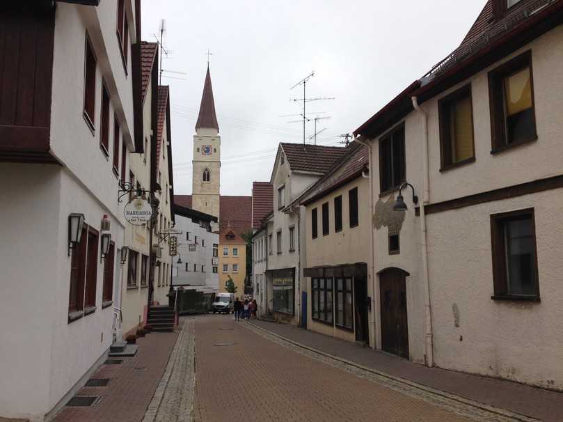 So sah die Sonnengasse im Zentrum von Ehingen vor der Sanierung aus. | Foto: Braunger Wörtz Architekten GmbH