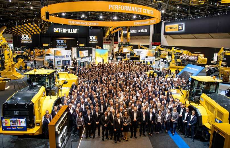 Umsatzrekord: Das knapp 750-köpfige Messeteam machte den bauma-Besuch für Kunden von Zeppelin und Caterpillar zu einem einzigartigen Erlebnis. | Foto: Zeppelin/Sabine Gassner