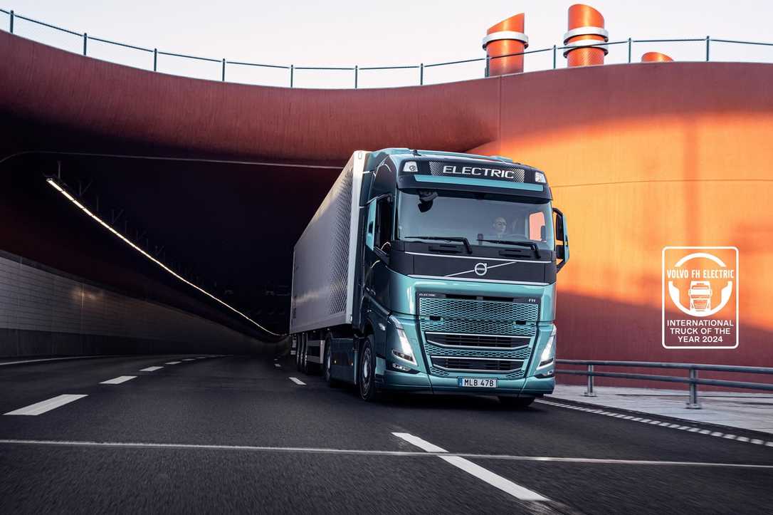 Volvo FH Electric gewinnt Trophäe „Truck of the Year 2024“ Volvo FH Electric gewinnt Trophäe „Truck of the Year 2024“