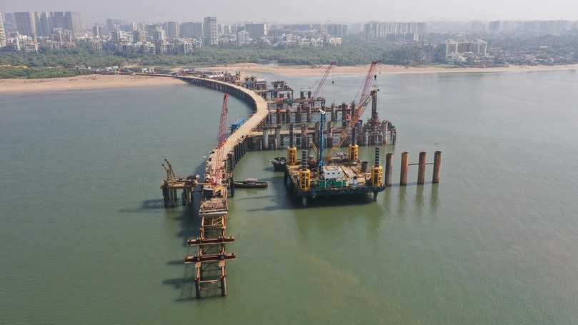 Für die Mega-Baustelle in Mumbai wurde mit Unterstützung von Bentley in einer vernetzten Datenumgebung 3D-Modelle sowie 4D- und 5D-Simulationen erstellt. | Foto: Bentley Systems