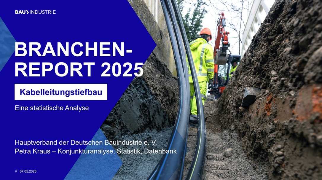 Branchenreport 2025 Kabelleitungstiefbau erschienen