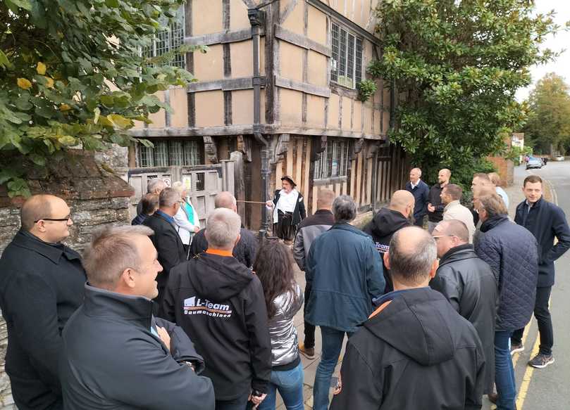 Auf Shakespeares Spuren: In Stratford-upon-Avon gab es eine sehr informative und unterhaltsame Stadtführung. | Foto: B_I/Valdix Auf Shakespeares Spuren: In Stratford-upon-Avon gab es eine sehr informative und unterhaltsame Stadtführung. | Foto: B_I/Valdix
