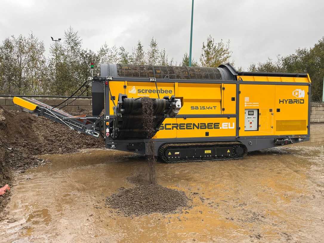 Moerschen Mobile Aufbereitung nimmt Screenbee Trommelsiebanlagen in sein Produktportfolio
