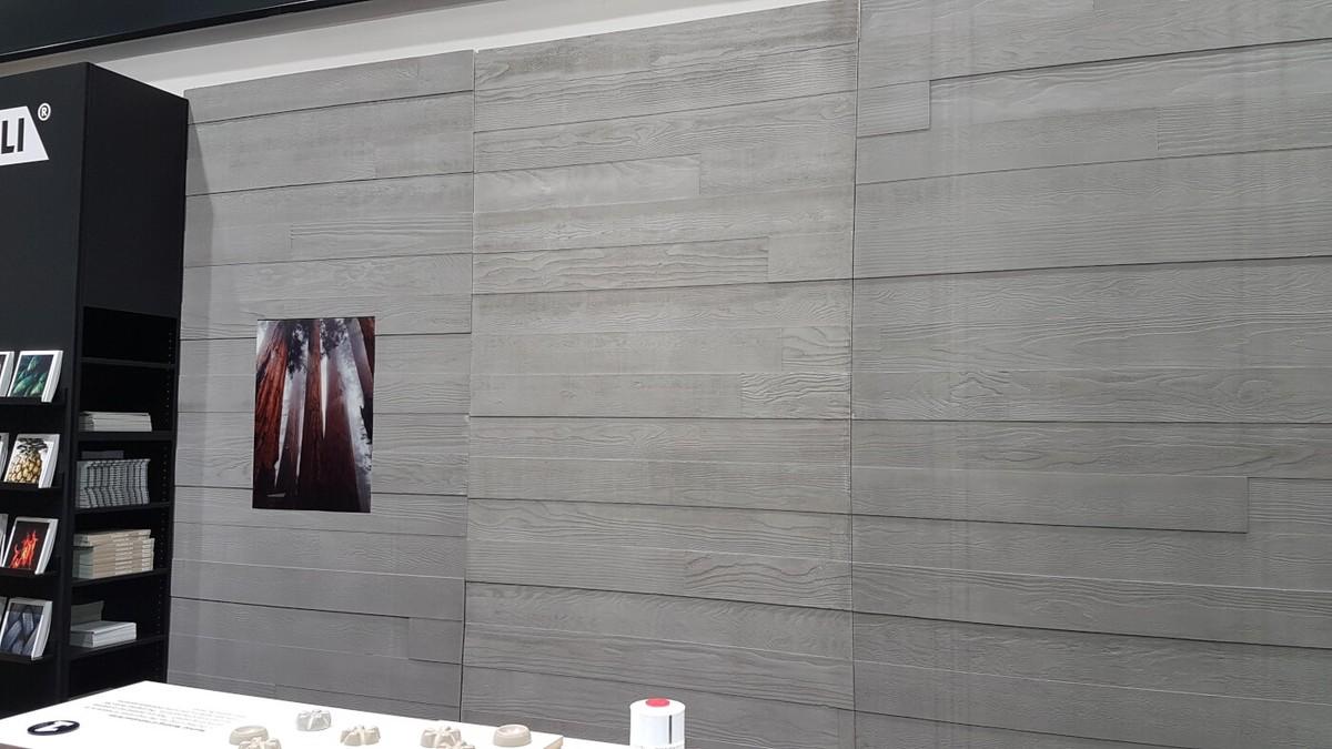 Von Architekten geliebt: Beton, der wie Holz aussieht. Erreicht wird das mit Matritzen von Reckli.