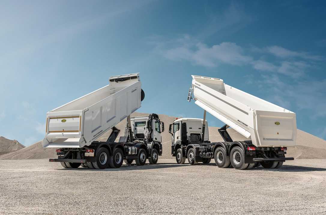 Maxtreme und Grandload: Meillers neue Kipper für Baustoff-Transporte Maxtreme und Grandload: Meillers neue Kipper für Baustoff-Transporte