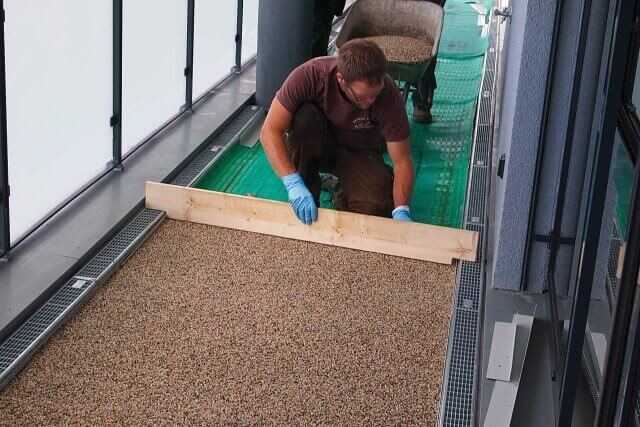 EP-Quarzkies-Schüttung.