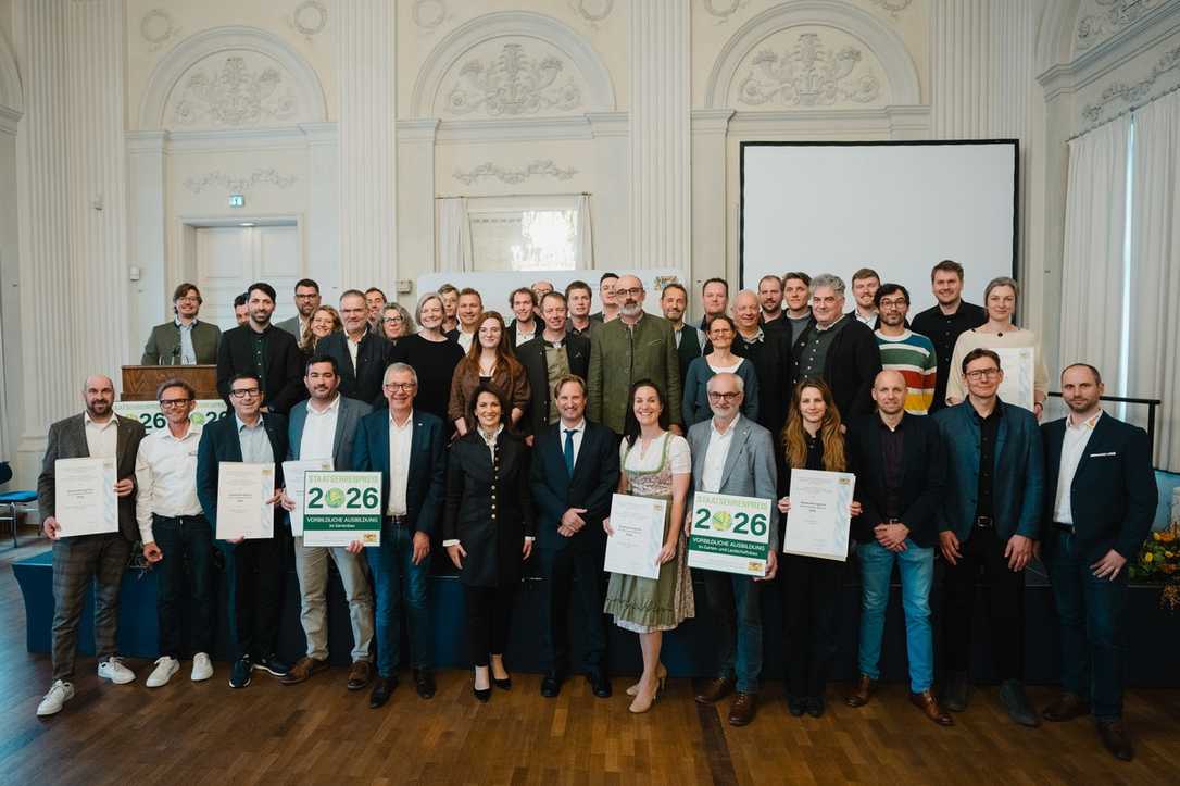 Top-Ausbildung 2026: Staatsehrenpreis für 41 Betriebe