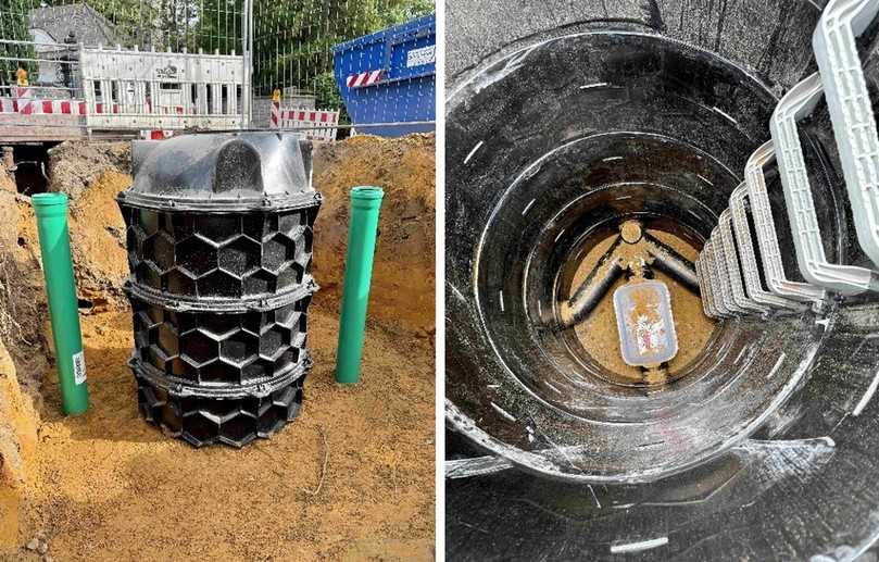 Technik-Schachtsysteme aus Polyethylen sind langzeitbeständig, grundwassergeeignet, überfahrbar und besitzen kompatible Anschlussdichtungen. Der begehbare Schacht ist langlebig, dauerhaft dicht sowie wurzelsicher und der Rückstauschutz bleibt jederzeit gut zugänglich. | Foto: Kessel Technik-Schachtsysteme aus Polyethylen sind langzeitbeständig, grundwassergeeignet, überfahrbar und besitzen kompatible Anschlussdichtungen. Der begehbare Schacht ist langlebig, dauerhaft dicht sowie wurzelsicher und der Rückstauschutz bleibt jederzeit gut zugänglich. | Foto: Kessel