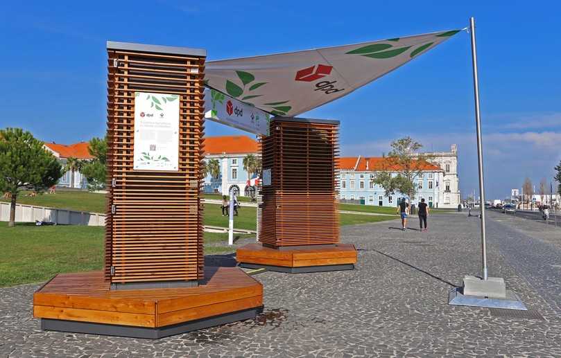 CityTrees in Lissabon. | Foto: Green City Solutions CityTrees in Lissabon. | Foto: Green City Solutions