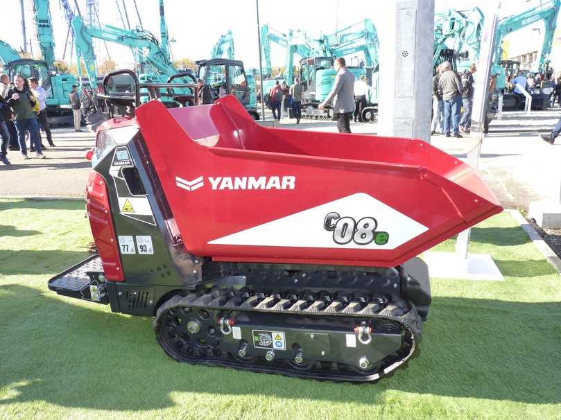 Yanmar präsentierte erstmals seinen elektrischen Prototyp des C08. | Foto: Yanmar Yanmar präsentierte erstmals seinen elektrischen Prototyp des C08. | Foto: Yanmar