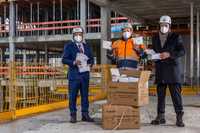 BG Bau verteilt 3 Millionen FFP2-Masken