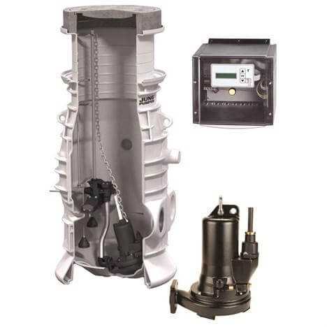 PKS Pumpstation mit Schneidradpumpe Multicut 25/2 M und Steuergerät AD 46 ExM. | Foto: Pentair Jung Pumpen PKS Pumpstation mit Schneidradpumpe Multicut 25/2 M und Steuergerät AD 46 ExM. | Foto: Pentair Jung Pumpen