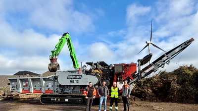 Doppstadt RB 12: Neuer Horizontal Grinder mit Cat-C32-Motor