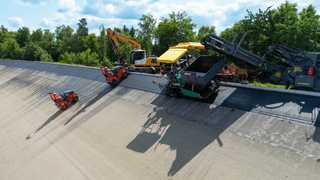 Elektrische Walzen bewältigen Steigung beim Hochspeicher-Ausbau