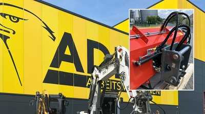 Mit diesen Arbeitsmaschinen will Adler bei den Besuchern landen