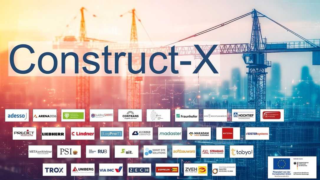 Construct-X Forschungsprojekt: Bauwirtschaft entwickelt digitale Standards
