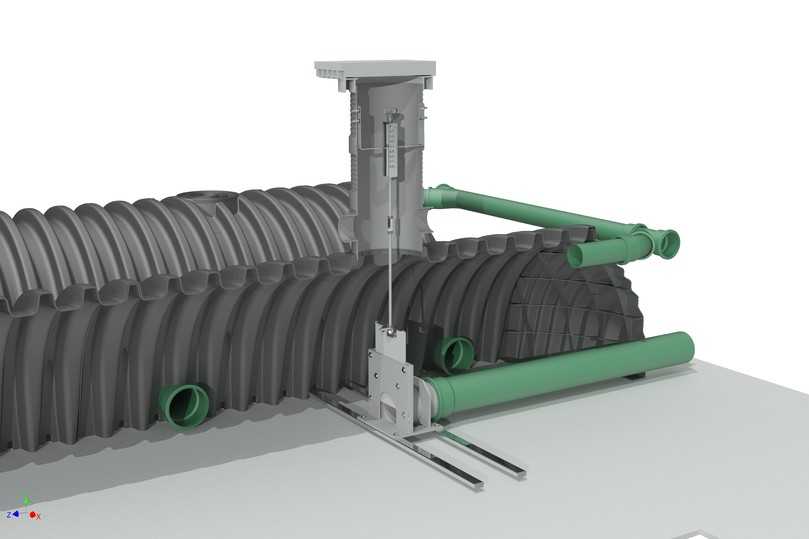 Ablaufdrossel für die Regenwasserretention | Foto: Intewa Ablaufdrossel für die Regenwasserretention | Foto: Intewa