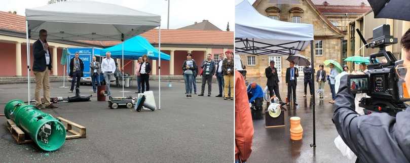 Moderierte Außenvorführungen – Anschauen, Anfassen, Ausprobieren und Begreifen waren erneut Leitmotive der besonderen Live-Acts. | Foto: B_I/Valdix Moderierte Außenvorführungen – Anschauen, Anfassen, Ausprobieren und Begreifen waren erneut Leitmotive der besonderen Live-Acts. | Foto: B_I/Valdix