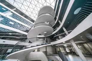 Wendeltreppe in höchster Sichtbeton-Qualität