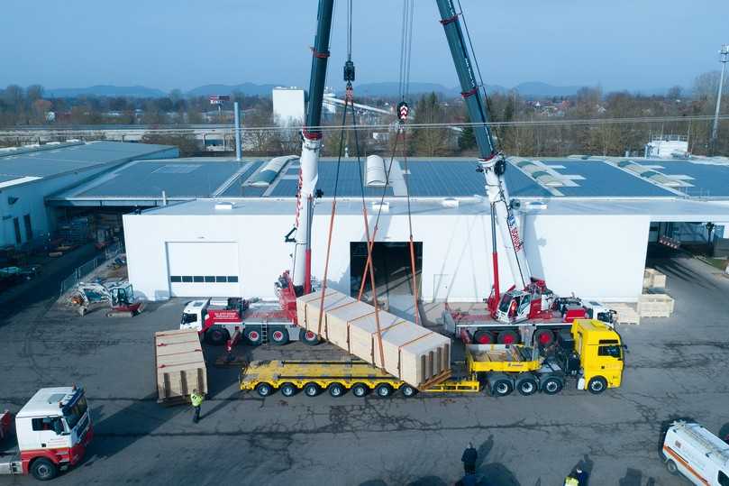 Relineeurope ist jetzt in der Lage, Liner bis zu einem Durchmesser von DN 1900 und bis zu einem Gewicht von 70 Tonnen zu produzieren. | Foto: Relineeurope Relineeurope ist jetzt in der Lage, Liner bis zu einem Durchmesser von DN 1900 und bis zu einem Gewicht von 70 Tonnen zu produzieren. | Foto: Relineeurope
