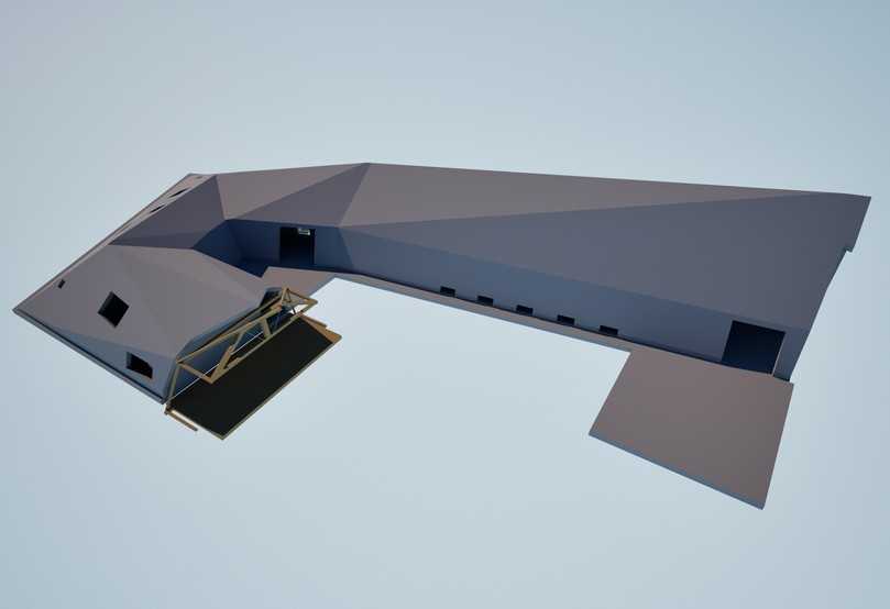 Dokas Techniker visualisierten das Massivbetondach und die Schalungslösung dazu in Revit „from scratch“. | Foto: Doka