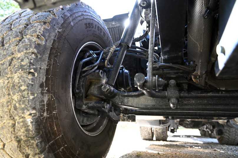 Die Hydraulikleitungen hat MAN kunstvoll bis in den Radnabenmotor geführt. Ausfälle wegen defekter Leitungen gehören der Vergangenheit an. | Foto: QUATEX Die Hydraulikleitungen hat MAN kunstvoll bis in den Radnabenmotor geführt. Ausfälle wegen defekter Leitungen gehören der Vergangenheit an. | Foto: QUATEX