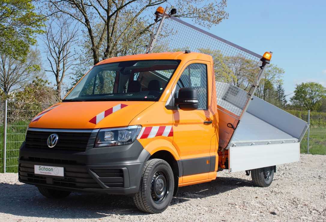 VW Crafter: Neue Kipper- & Kofferaufbauten für Profis