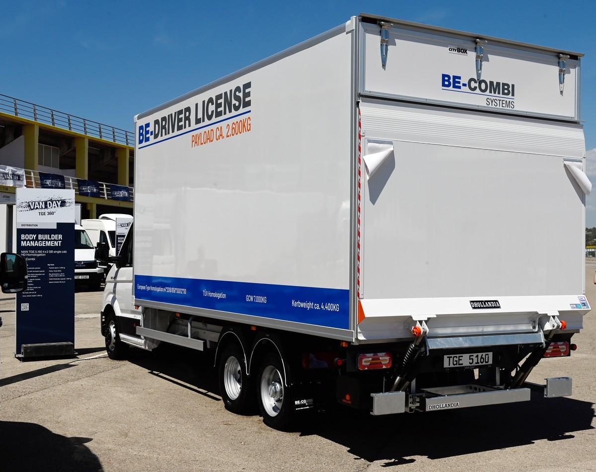 Der Siebentonner auf TGE-Basis darf mit der BE-Fahrerlaubnis bewegt werden. | Foto: Randolf Unruh Der Siebentonner auf TGE-Basis darf mit der BE-Fahrerlaubnis bewegt werden. | Foto: Randolf Unruh