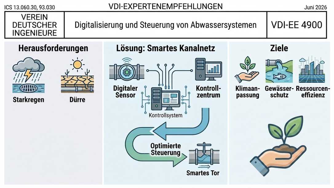 VDI-EE 4900: Digitalisierung von Abwassersystemen VDI-EE 4900: Digitalisierung von Abwassersystemen