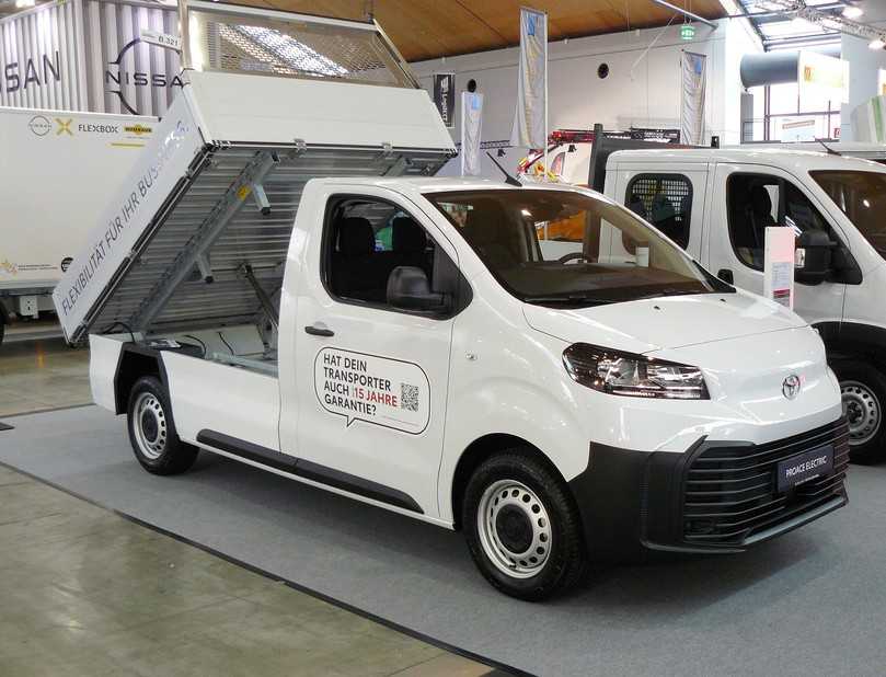 Toyota Proace Electric von Veth zum Kipper umgebaut. | Foto: Randolf Unruh Toyota Proace Electric von Veth zum Kipper umgebaut. | Foto: Randolf Unruh