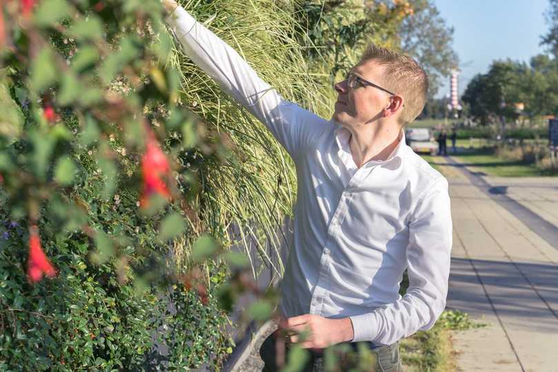 Marc de Jager ist Projektleiter Gebäudebegrünung bei der Ginkel Groep. | Foto: Stihl