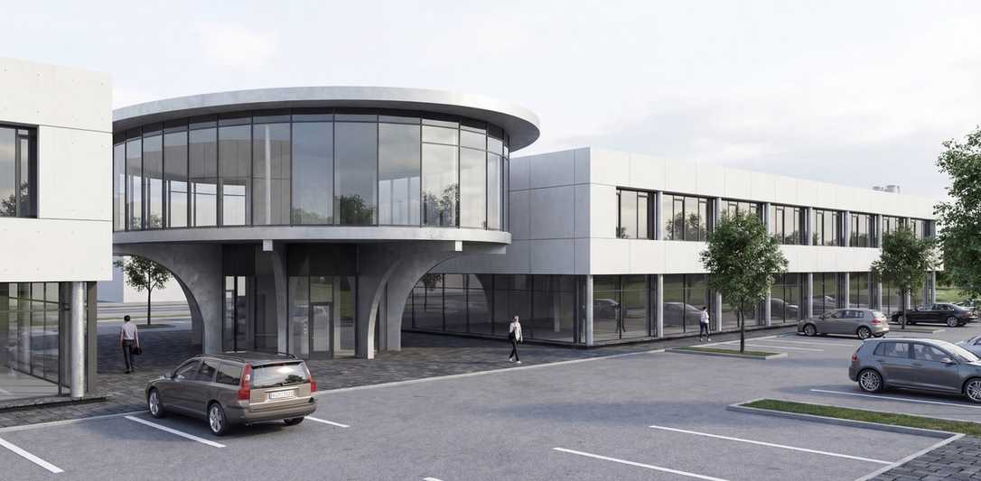 Architektur-Premiere: Schwebende Ellipse auf gedämmten Voutenträgern