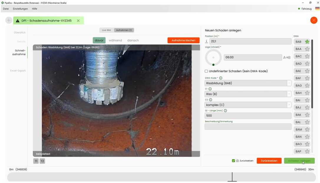 PipeDoc: Digitale Dokumentation & Workflow für die Kanalsanierung