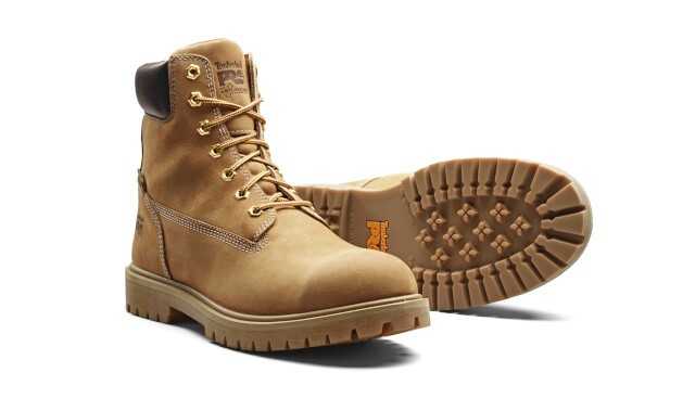 Ein echter S3-Sicherheitsschuh – wasserdicht, mit Metallzehenkappe und Durchstichschutz. | Fotos: Timberland Pro