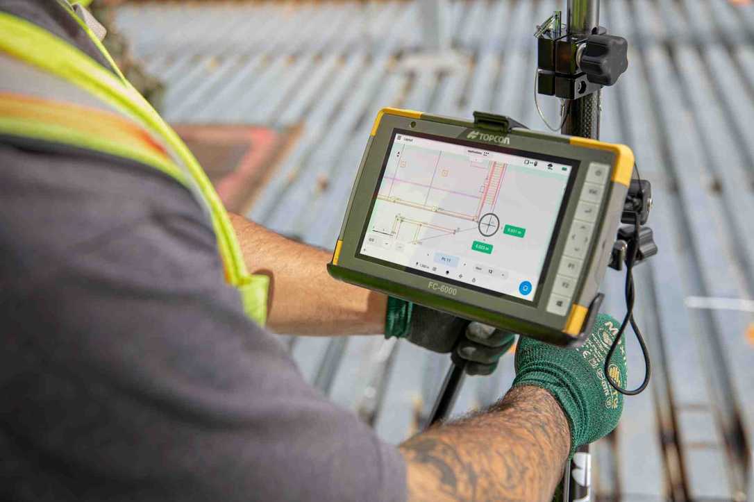 Nordbau 2023: Topcon stellt Feldsoftware Digital Layout für Baustellen-Vermessung vor Nordbau 2023: Topcon stellt Feldsoftware Digital Layout für Baustellen-Vermessung vor
