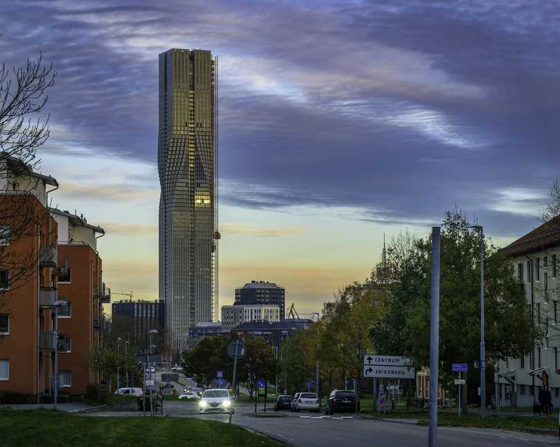 Neues Wahrzeichen von Göteborg: Der Karlatornet wurde im neuen Stadtteil Karlastaden errichtet. | Foto: CONAE GmbHRikard Orell