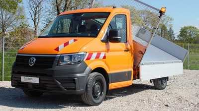 VW Crafter jetzt mit Kipper- und Kofferaufbau