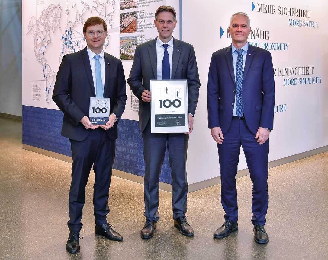 Gerüsthersteller Layher als Top-Innovator 2024 ausgezeichnet Gerüsthersteller Layher als Top-Innovator 2024 ausgezeichnet