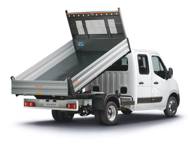 Nissan bietet für seine Nutzfahrzeuge wie dem NV400 Kipper serienmäßig eine fünfjährige Herstellergarantie. | Foto: Nissan