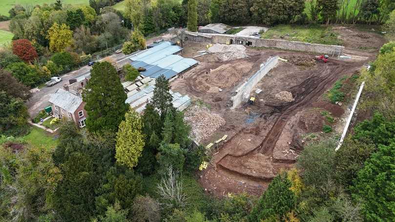 Der ummauerte Garten gehörte einst zum Anwesen des 1. Earl of Portsmouth. | Foto: Yanmar