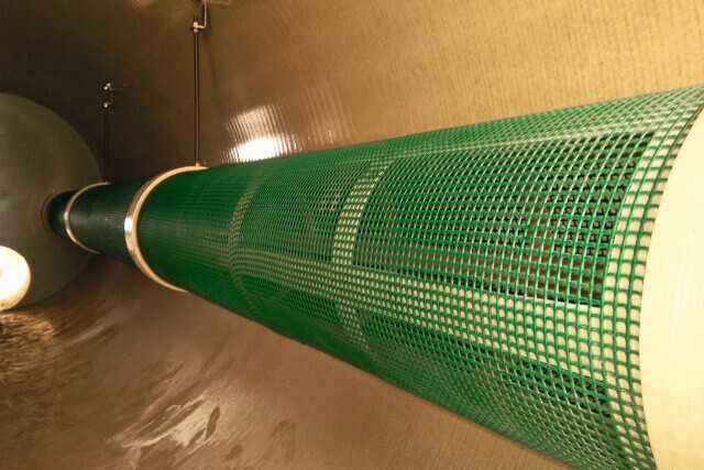 Das Kernelement der Amiscreen-Technologie sind die im Speicherrohr installierten Grobstoff-Rückhalteelemente, deren Nennweite von der hydraulischen Bemessung der jeweiligen Anlage abhängt.