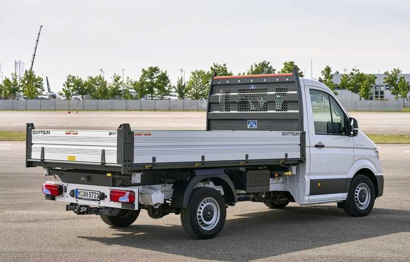 MAN TGE mit Scattolini-Kipper samt leichten Aluminium-Bordwände. | Foto: MAN