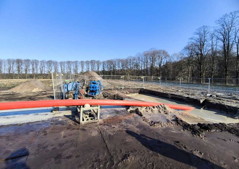 Beginn Rohreinzug (PS) | Foto: LMR Drilling Beginn Rohreinzug (PS) | Foto: LMR Drilling
