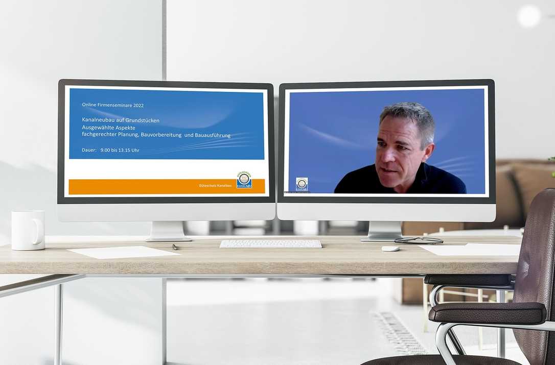 Güteschutz Kanalbau: Online-Seminare zur Weiterbildung Güteschutz Kanalbau: Online-Seminare zur Weiterbildung