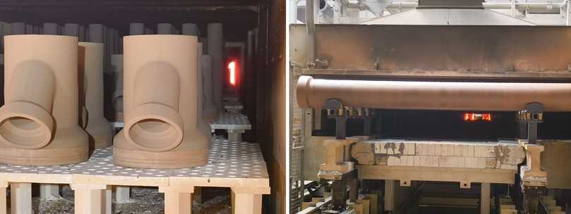 Das Werk Bad Schmiedeberg verfügt über mehrere Öfen. Hierin wird es bis zu 1.130 °C heiß. | Foto: B_I/Valdix