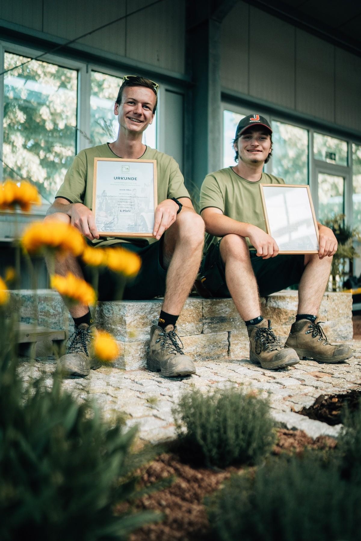 10 - Jannik Hillen (l.) und Till Massop siegten in Rheinland-Pfalz und Saarland beim Landeswettkampf. | Foto: Christian Habel