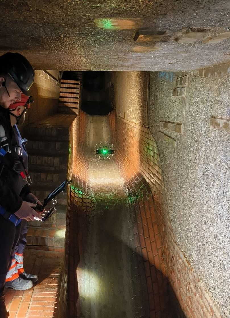 Befliegung des Kaskadenbauwerks | Foto: B_I/Valdix