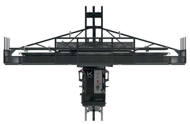 Der Liftbot wird kabellos gesteuert und mit Akkus betrieben. | Abb.: Kewazo